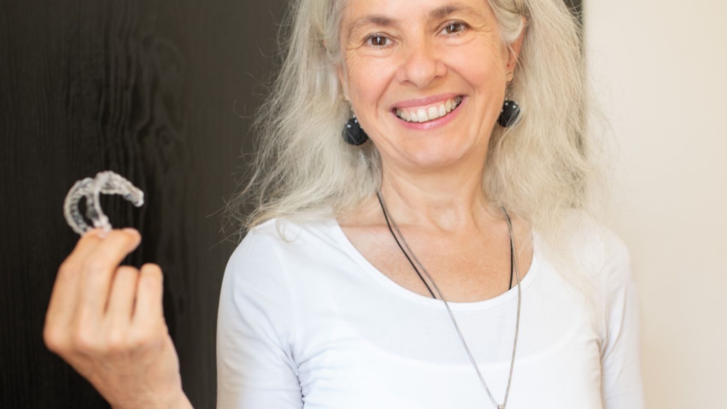 Lachende Frau