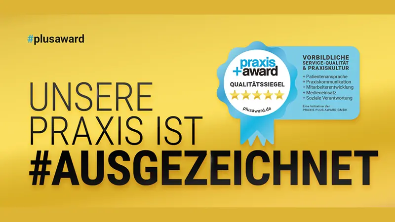 5 Sterne für die Hollywoodpraxis - Auszeichnung Praxis+Award